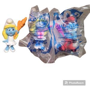 MCDONALDS SMURFs2 TOYS (x3) (2 unopened, 1 opened) 2013